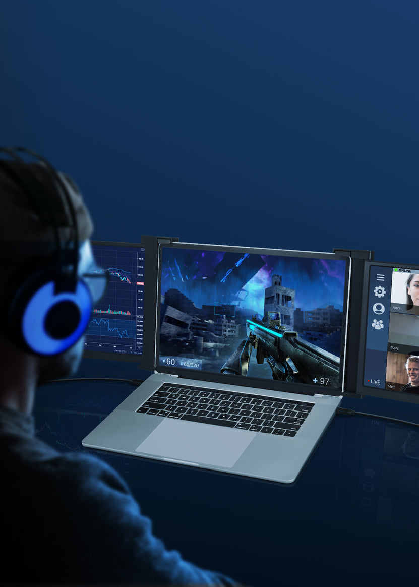 FQQ | Tri Screen & Monitor Extenders for Your Laptop