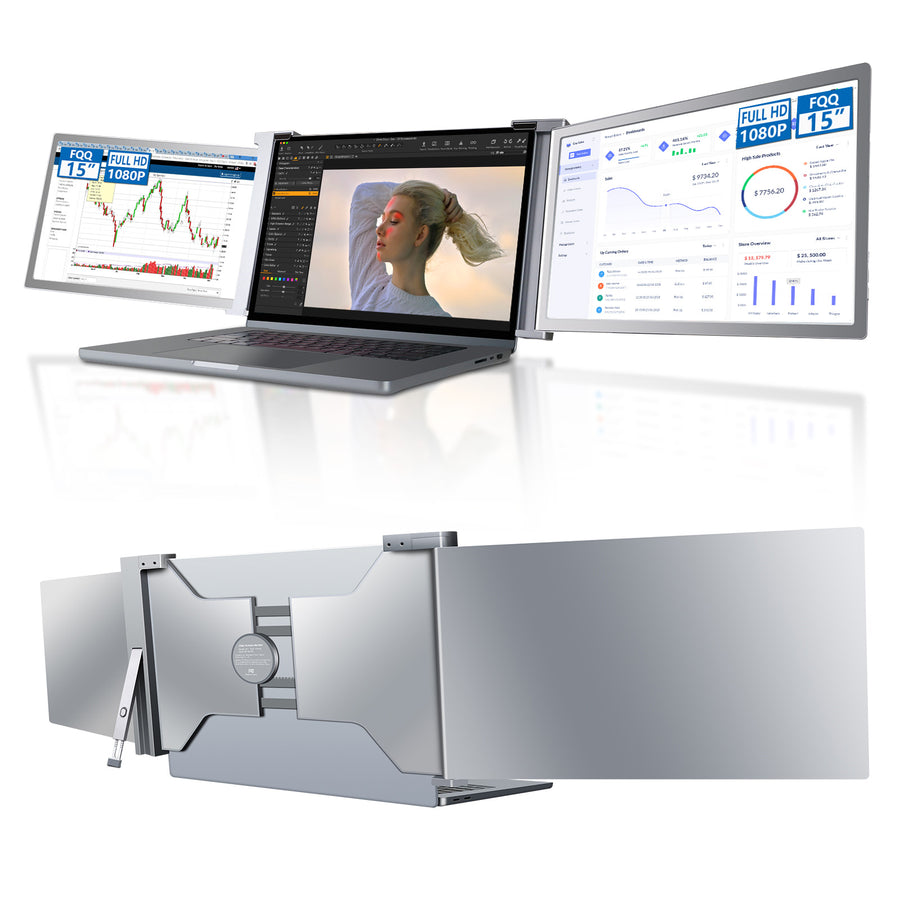 Laptop Screen Extenders & Portable Triple Monitors | FQQ