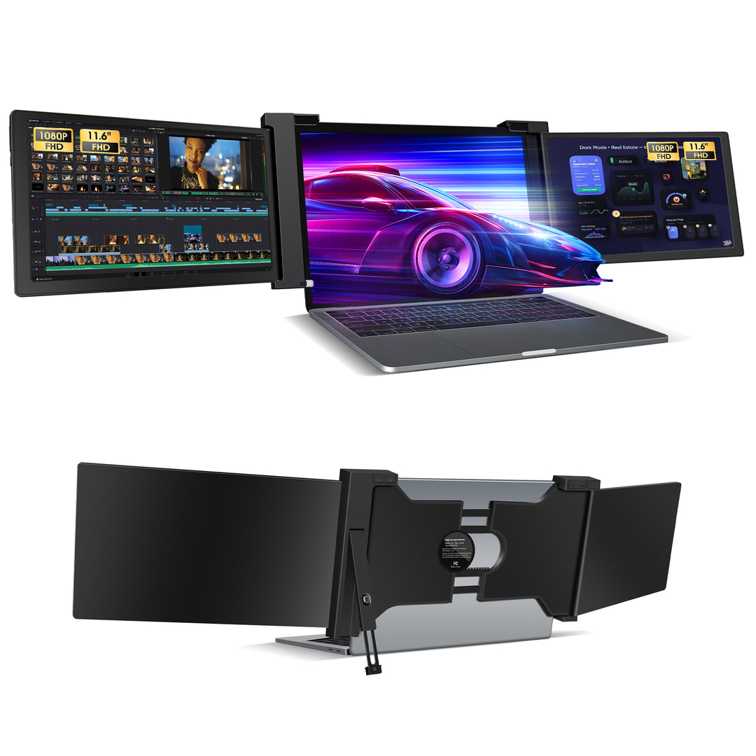 Laptop Screen Extenders & Portable Triple Monitors | FQQ